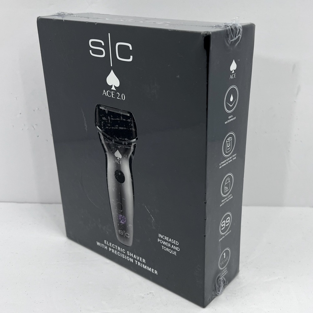 STYLE CRAFT ACE 2.0 WATERPROOF ELECTRIC SHAVER WITH PRECISION TRIMMER,WET OR DRY - Picture 2 of 6